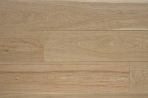 Parquet contrecollé Chêne Rustique - 14 x 220 x 2200 mm - huilé - Polar White RUA
