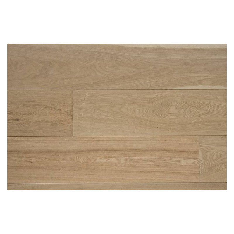 Parquet Parquet contrecollé Chêne Rustique - 14 x 220 x 2200 mm - huilé - Polar White