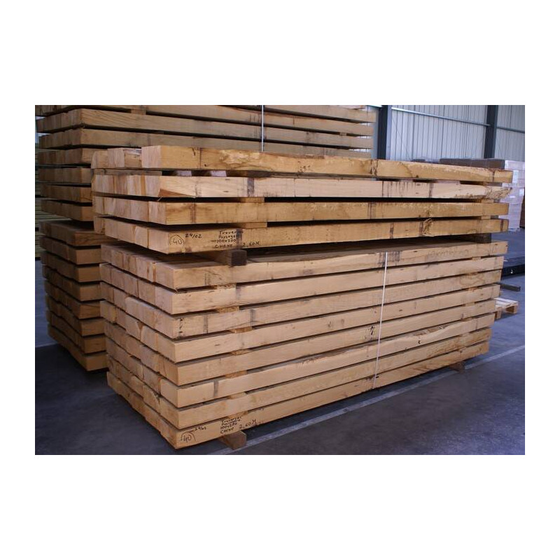 Parquet Traverses de chemin de fer en Chêne - 64 x 260 x 2600 mm - brut de sciage