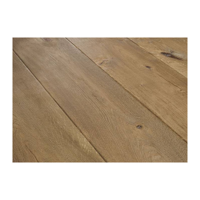 Parquet Parquet contrecollé Chêne Rustique - 15 x 90-125-190-220 x 2200 mm - huilé - aspect vieux bois - à la française - Thann