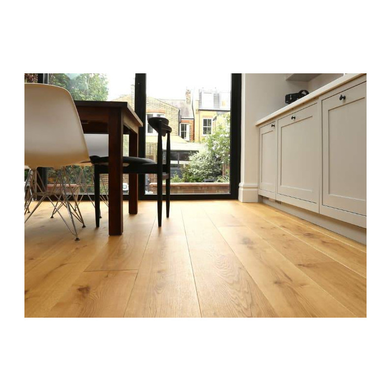 Parquet Parquet massif Chêne Campagne - 23 x 130 - brut - Pau
