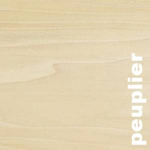 Parquet massif brut en Peuplier FR