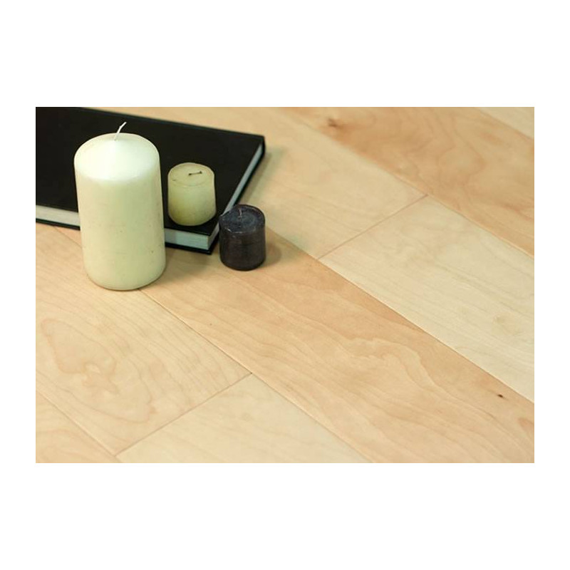 Parquet Parquet contrecollé Erable Sycomore Premier - 10 x 120 x 1200 mm - verni