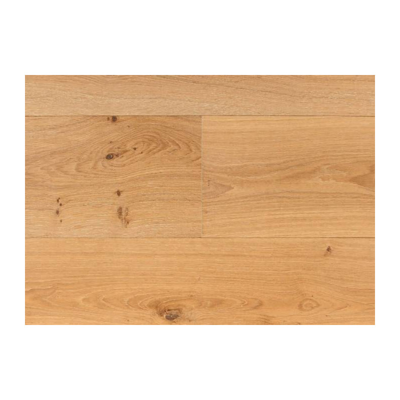 Parquet Parquet massif Chêne Rustique Français - 14 x 120 mm - verni
