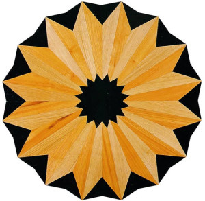 Rosaces en Marquetteries et panneaux