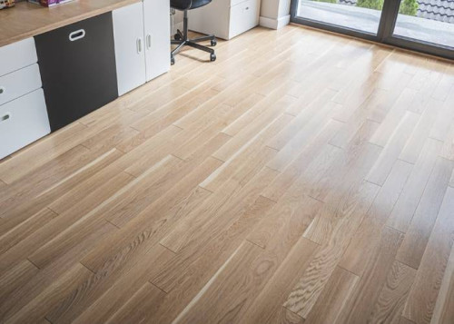 Parquet contrecollé Chêne Nature - 11 x 70 x 490 mm - verni ou huilé