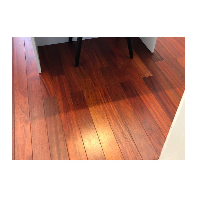 Parquet Parquet massif Padouk - 20 x 140 mm - brut