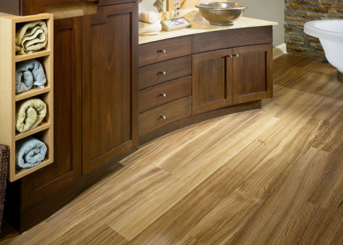 Parquet contrecollé Zebrano Premium - 15 x 180 mm - verni