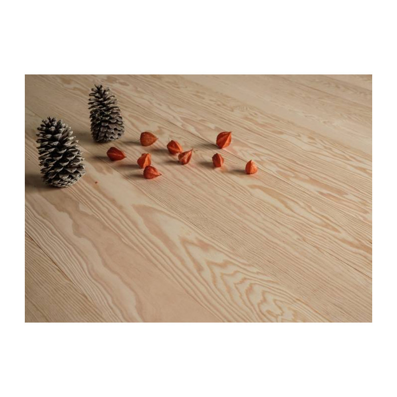 Parquet Parquet massif Pin des Landes - 23 x 140 mm - brut - sans noeuds
