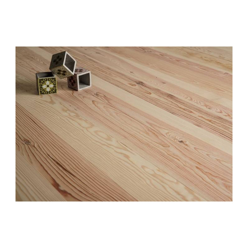 Parquet Parquet massif Pin des Landes - 23 x 180 mm - brut - petits noeuds
