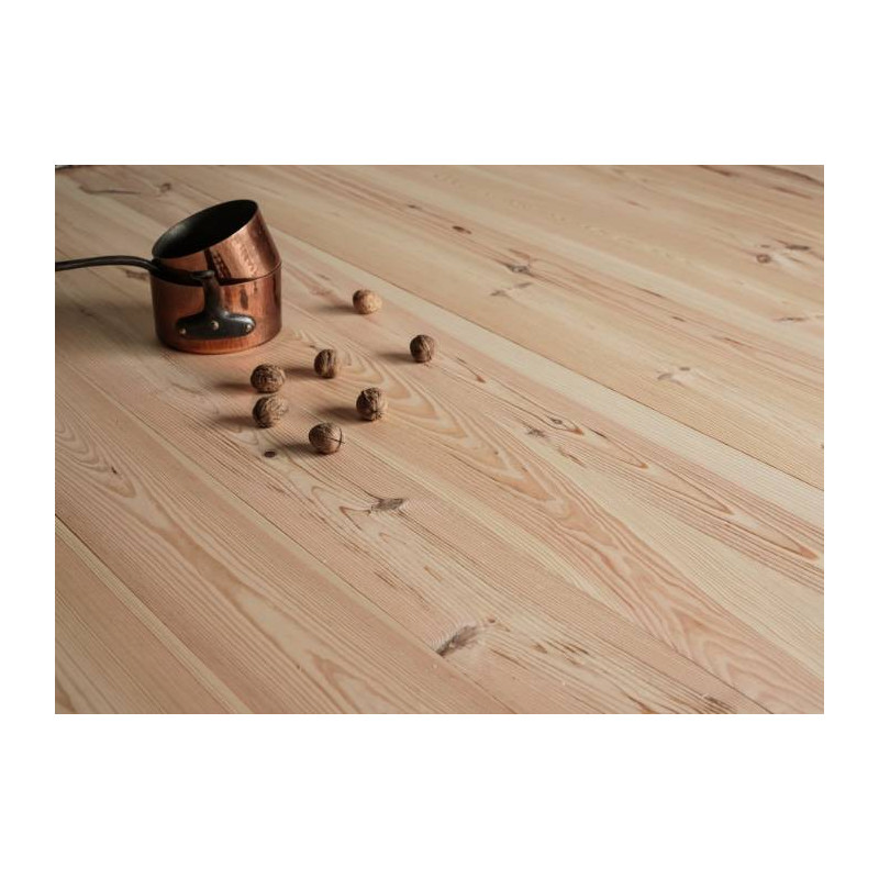 Parquet Parquet massif Pin des Landes - 23 x 180 mm - brut - noueux