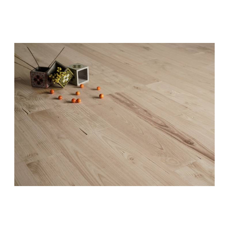 Parquet Parquet massif Châtaignier Campagne - 23 x 140 mm - brut - grandes longueurs