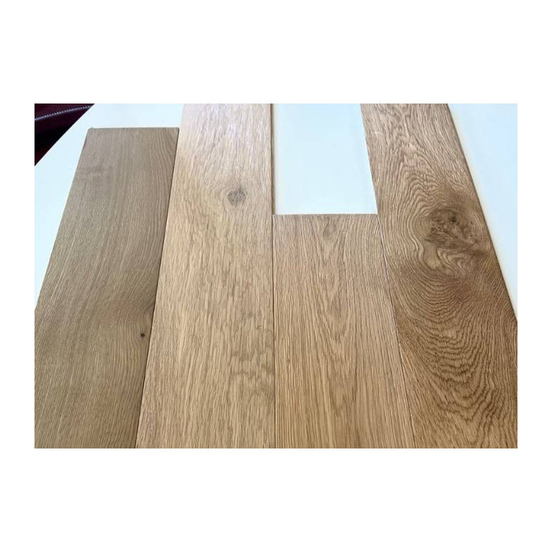 Parquet Parquet contrecollé Chêne Premier - 10 x 80 x 480 mm - brut - lot de 2,69m2
