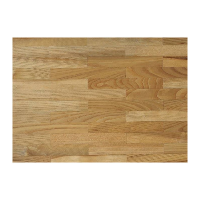 Parquet Parquet industriel Frêne Select - 8 x 23 x 160 mm - motif coupe de pierre