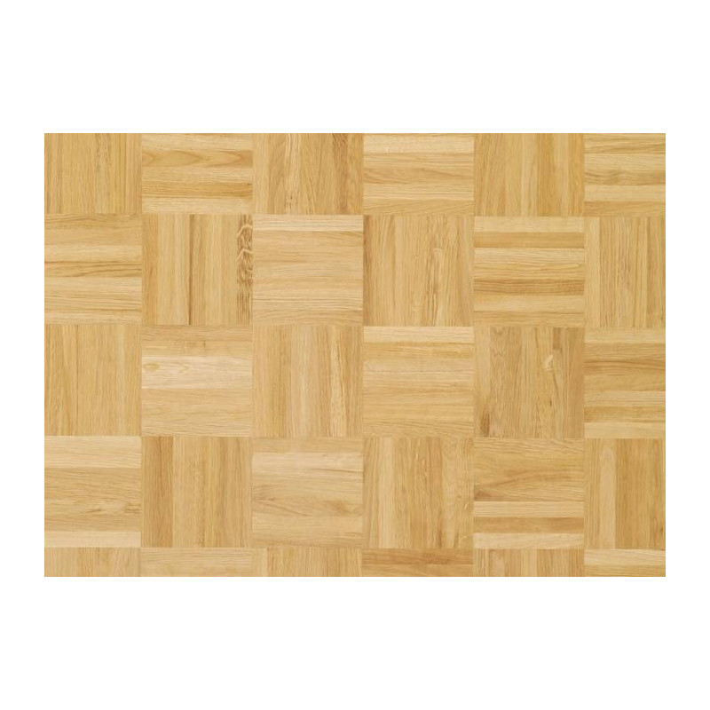 Parquet Parquet industriel Chêne Premier - 8 x 24 x 120 mm - motif à damier - colis de 5,53 m2