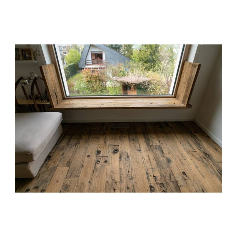 Parquet Parquet de récupération Pin - 20 x 170 à 200 x 1000 à 3800 mm