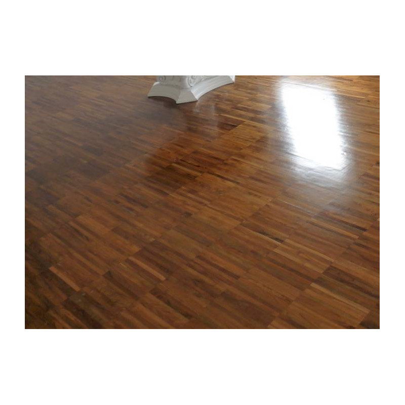 Parquet Parquet industriel Teck Afrique - 14 x 10 x 280 mm - motif sur chants