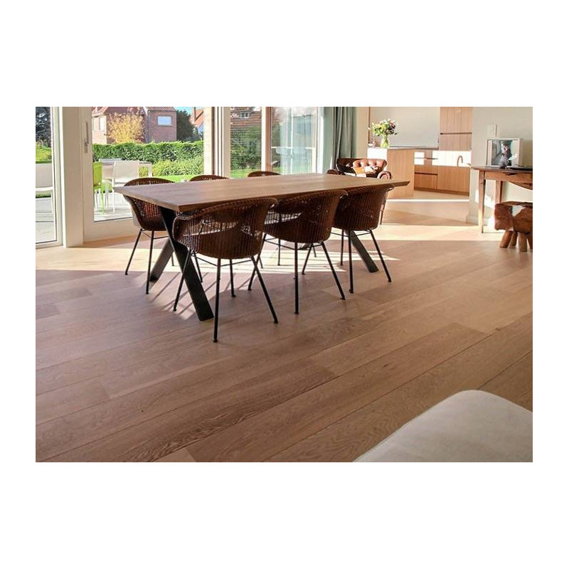 Parquet Parquet contrecollé Chêne Premier/Rustique - 15 x 190 mm - huilé naturel - loft