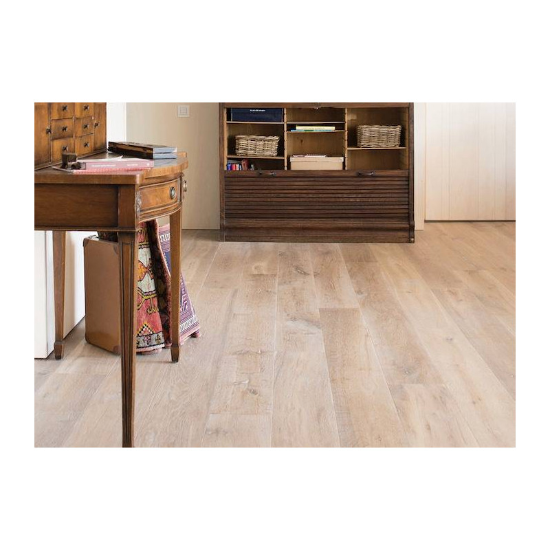 Parquet Parquet contrecollé Chêne Rustique/Campagne - 15 x 190 mm - huilé Naturel  - loft