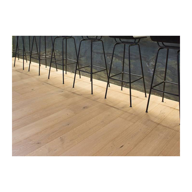 Parquet Parquet contrecollé Chêne Rustique - 14 x 190 mm - huilé incolore - loft