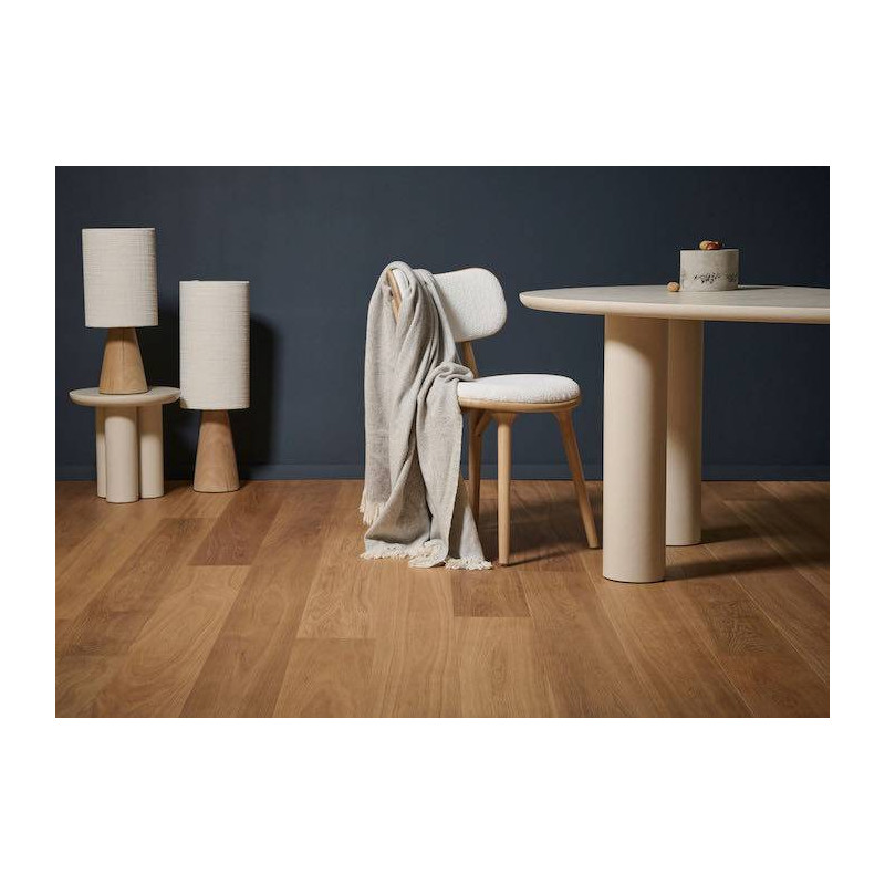 Parquet Parquet contrecollé Chêne Premier - 14 x 190 mm - verni naturel  - loft