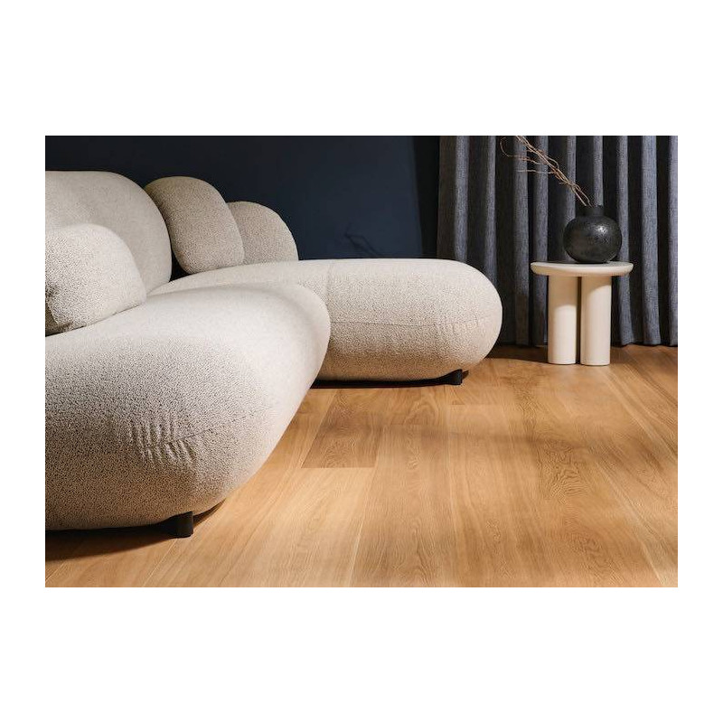 Parquet Parquet contrecollé Chêne Premier - 14 x 190 mm - verni naturel  - loft