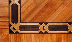 Frises de bordure en Marquetteries et panneaux