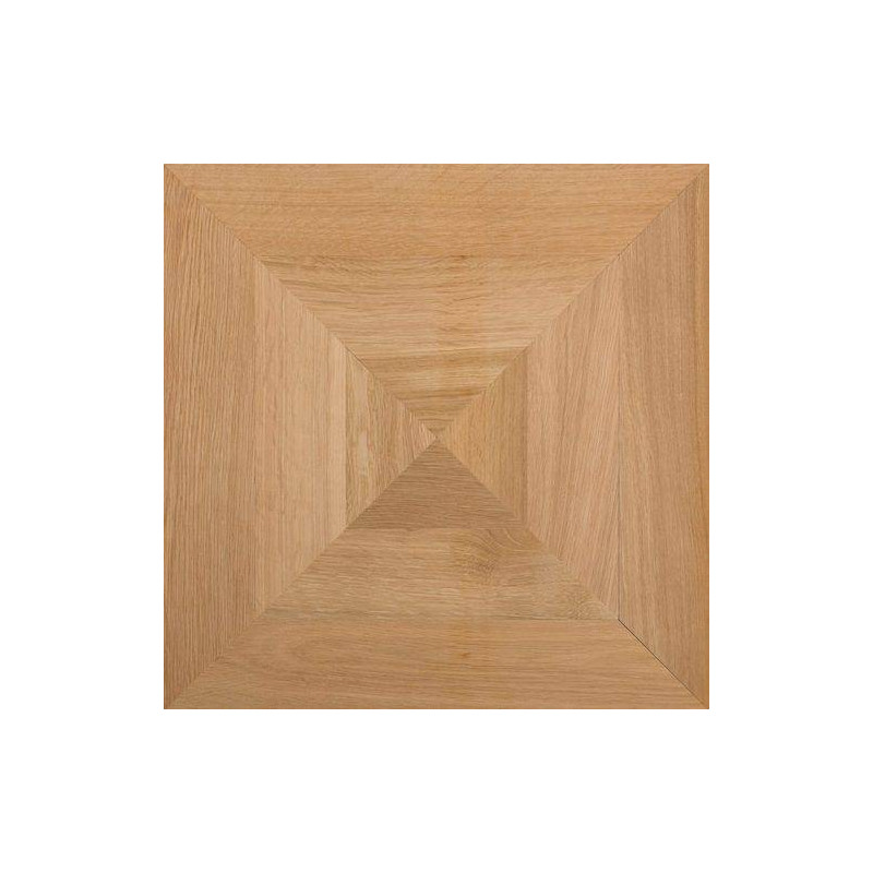Parquet Panneaux Croix de St André Chêne Premier - 14 x 600 x 600 mm - brut