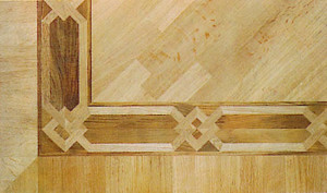 Frises de bordure en Marquetteries et panneaux