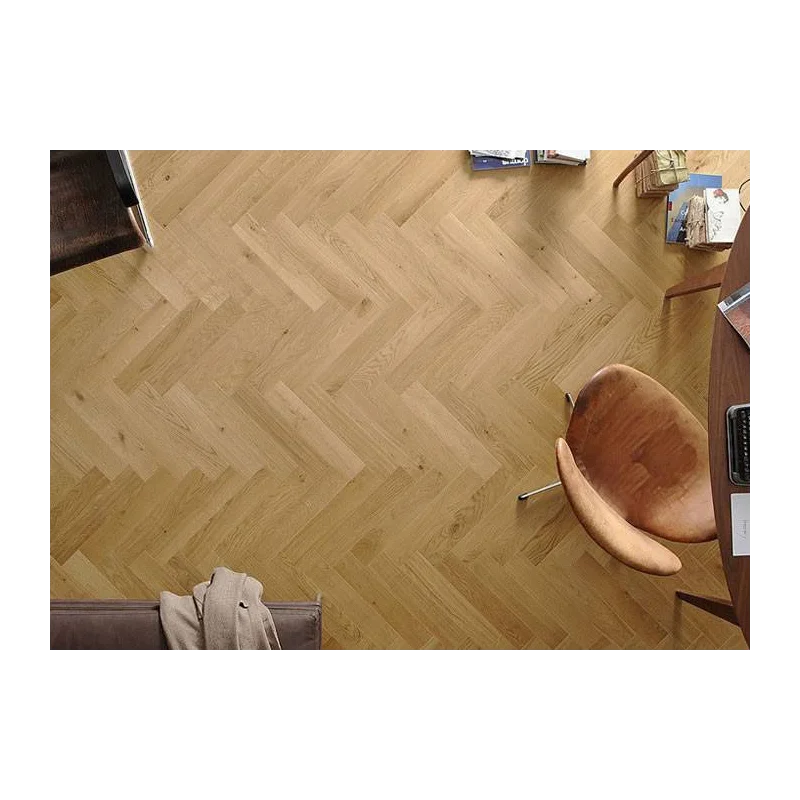 Parquet Jatoba massif brut — salon chaleureux aux reflets brun-rouge