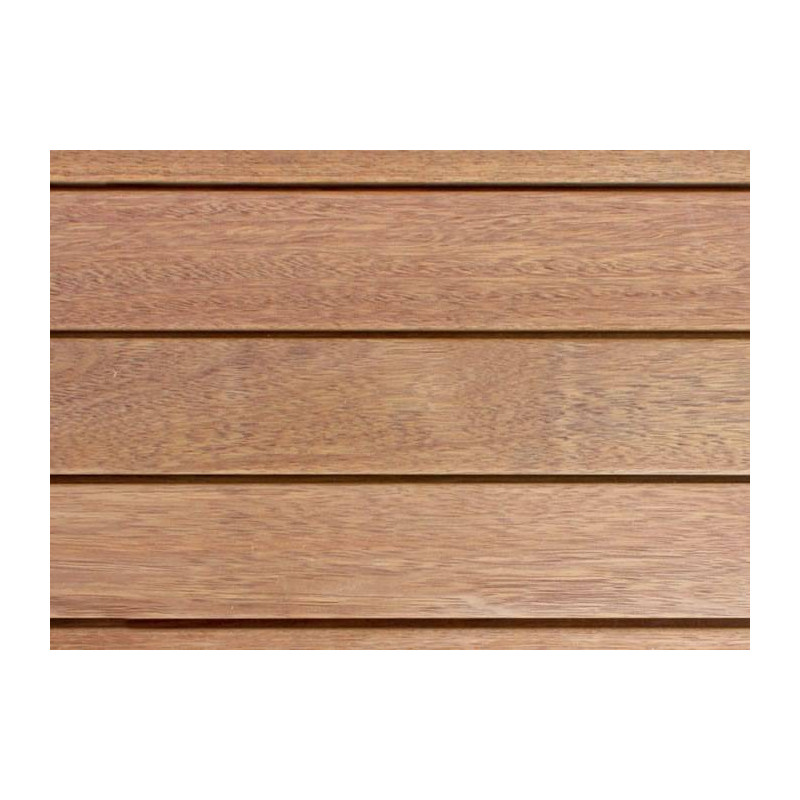 Parquet Lames de terrasse Merbau - 21 x 142 mm - profil César - FSC - lots