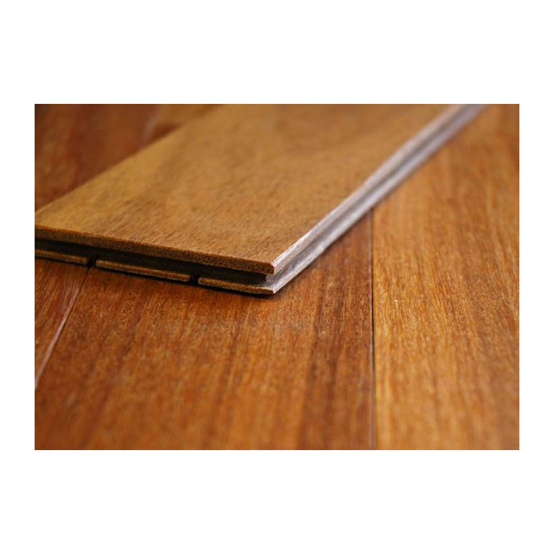 Parquet Parquet massif planchette Cumaru Blond - 10 x 60 brut