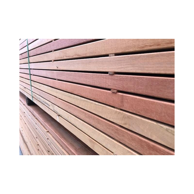 Parquet Traverses paysagères occasion en Azobé - 160 x 250 x 2600 mm - S4S - Nancy