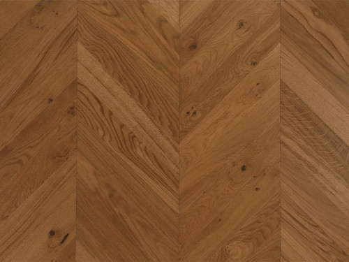 Parquet contrecollé Chêne Village Point Hongrie - 14 x 120 mm - teinté verni mat - Haguenau