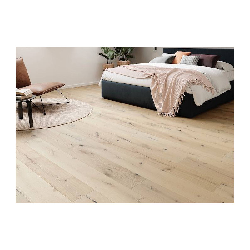 Parquet Parquet contrecollé Chêne Campagne - 15 x 220 mm - huilé naturel - loft