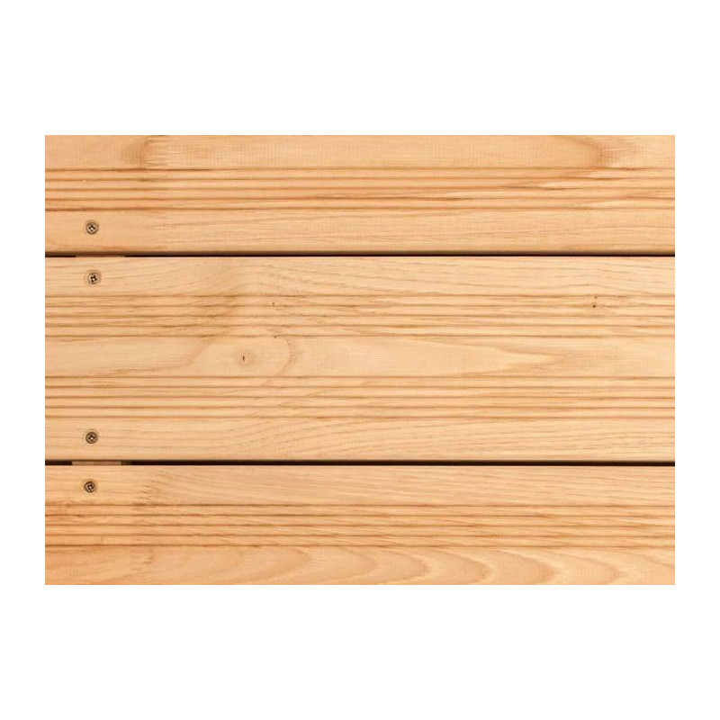 Parquet Lames de terrasse Châtaignier - 21 x 115 x 3000 mm - lisse abouté