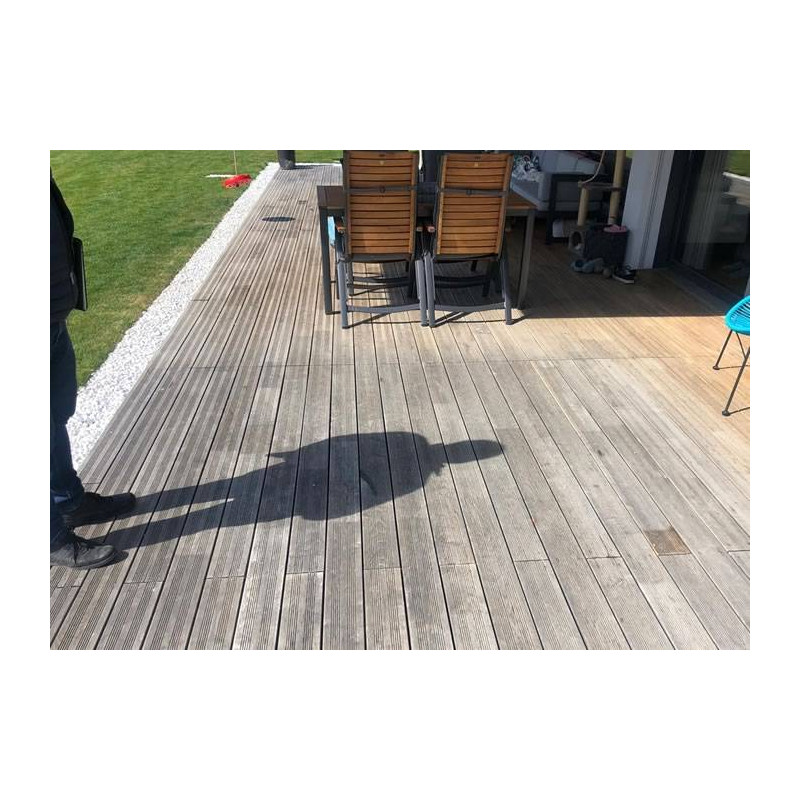 Parquet Lames de terrasse Châtaignier - 21 x 115 x 3000 mm - lisse abouté