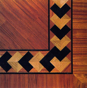 Frises de bordure en Marquetteries et panneaux