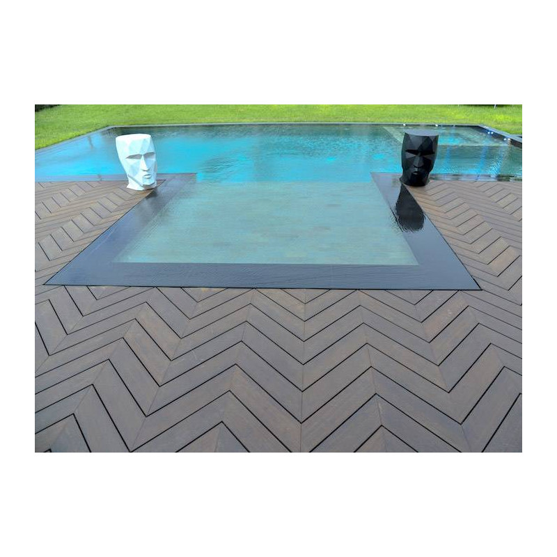 Parquet Lames de terrasse Bambou Point Hongrie - 20 x 137 x 560 mm
