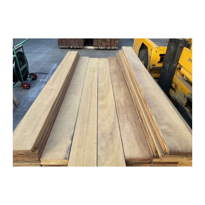Parquet Lames de terrasse Itauba - 21 x 145 mm - 2 faces lisses