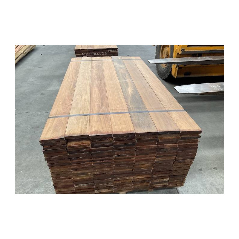 Parquet Lames de terrasse Ipé - 21 x 145 mm - lots