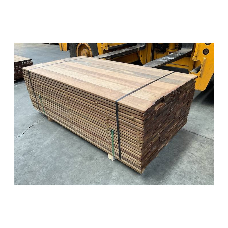Parquet Lames de terrasse Ipé - 21 x 145 mm - lots