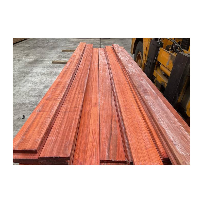 Parquet Lames de terrasse Padouk - 21 x 145 mm - 2 faces lisses - KD - lots