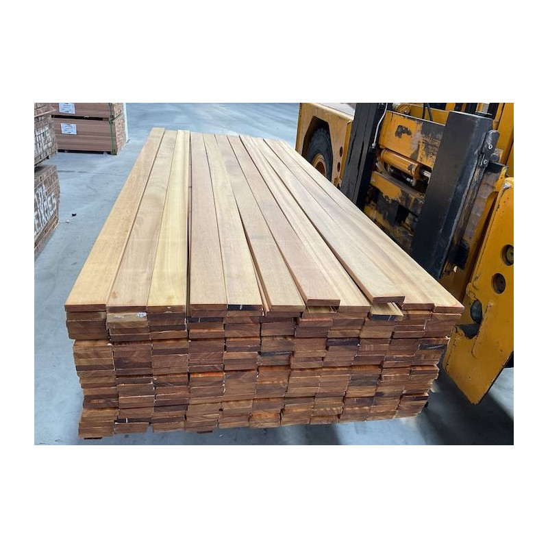 Parquet Lames de terrasse Tatajuba - 21 x 145 mm - KD - lots