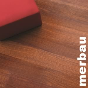 Parquet massif brut en Merbau