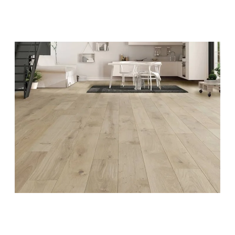 Décoration rustique chic — salon avec bois massif et ambiance contemporaine — tons naturels