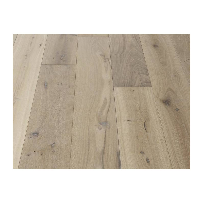 Parquet Parquet massif Chêne Rustique/Campagne - 14 x 130 mm - brossé - verni naturel ou incolore