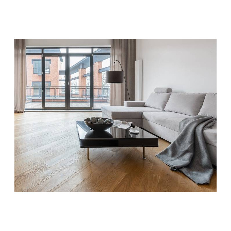 Parquet Parquet massif Chêne Premier - 10 x 70 mm - verni mat