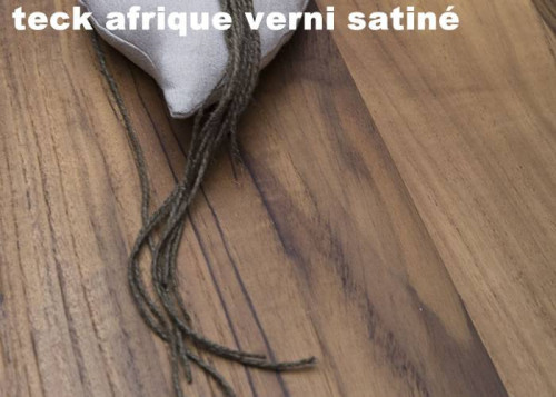 Parquet massif planchette Teck Africain - 14 x 70 x 350 ou 420 mm - brut
