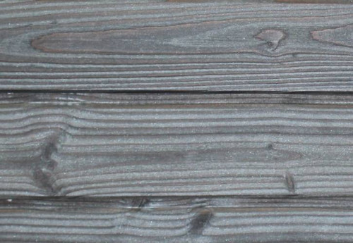 Bardage Epicéa Thermotraité brossé - 19 x 185 mm - couleur gris